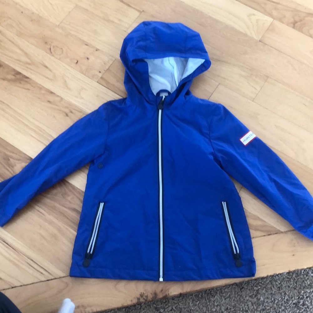 Blue Hunter rain jacket